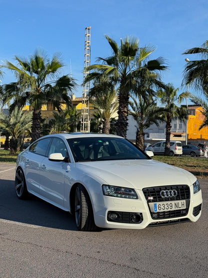 Audi S5 Sportback blanco, vista frontal