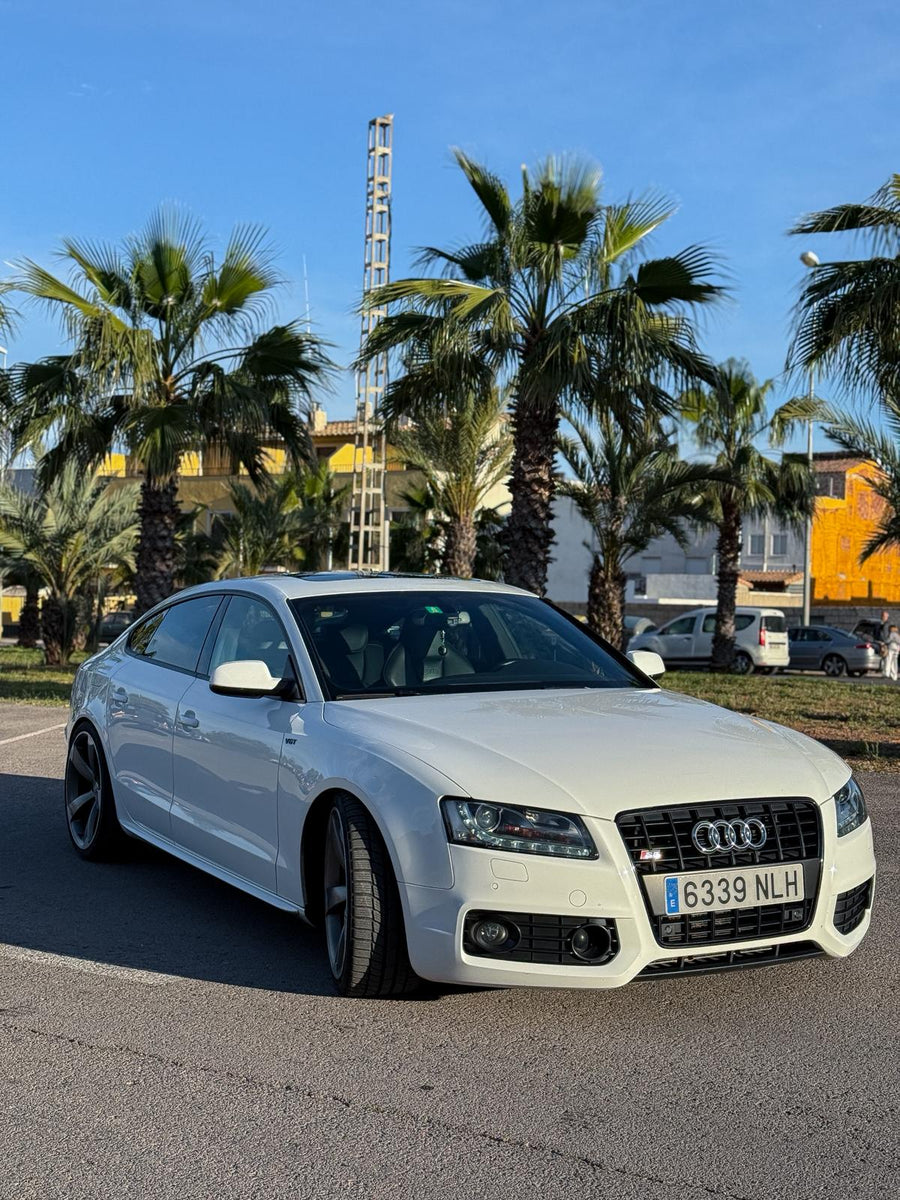 Audi S5 Sportback blanco, vista frontal